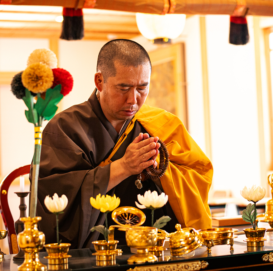 山口県宇部市大学院の本堂